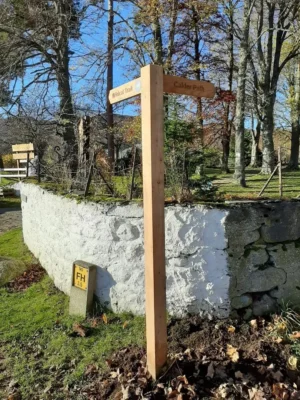 Signpost on the Wildcat Trail