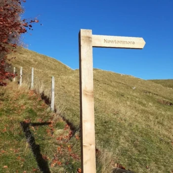 Newtonmore Signpost Newtonmore Signpost