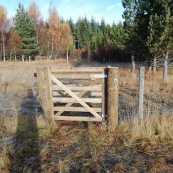 Gate on the Wildcat Trail Gate on the Wildcat Trail